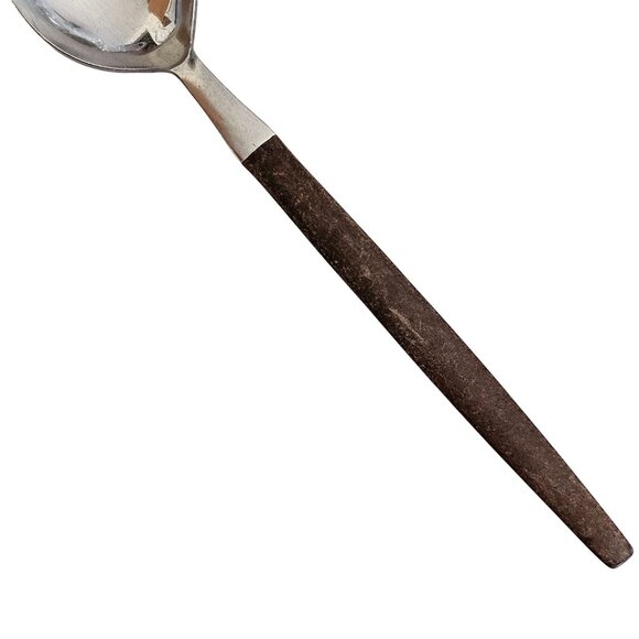 Ecko Canoe Muffin Teaspoon Spoon 6.75" stainless Rosewood handle midcentury boho - Picture 4 of 8